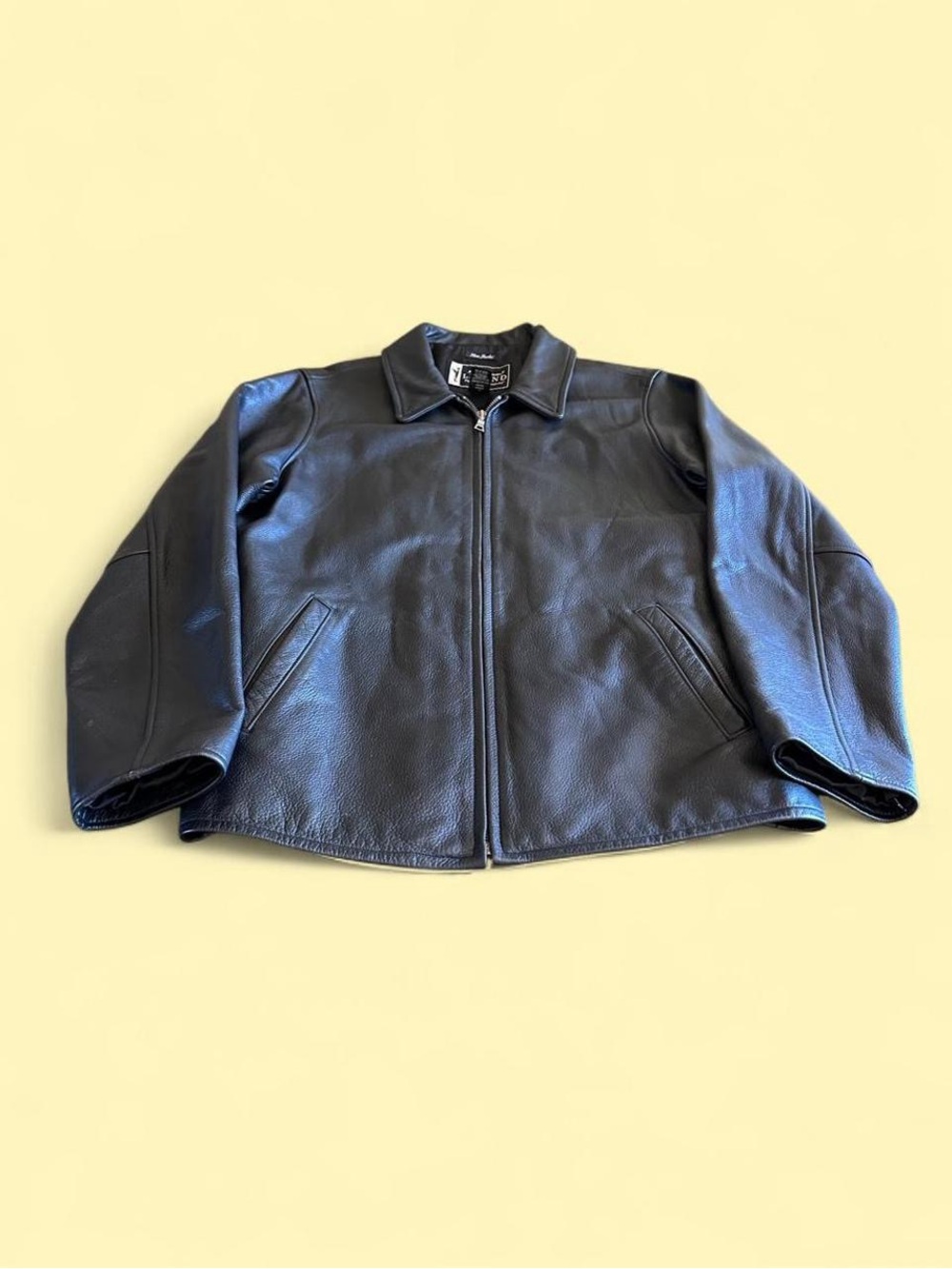 Vintage Eddie Bauer Legend Heavyweight Leather Jacket Black Women’s L Tall